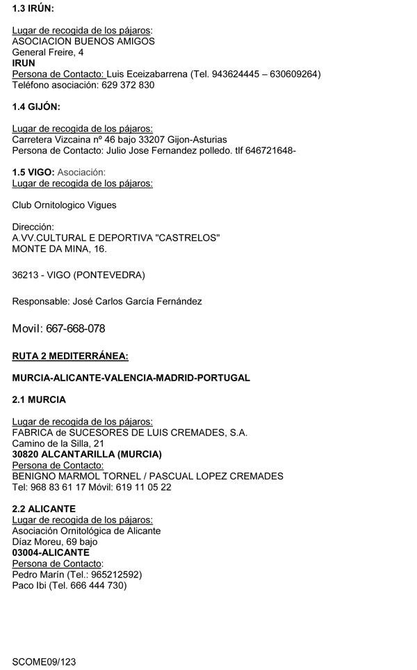 Información de COM-E para el Mundial 2009 en Portugal