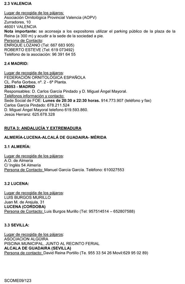 Información de COM-E para el Mundial 2009 en Portugal