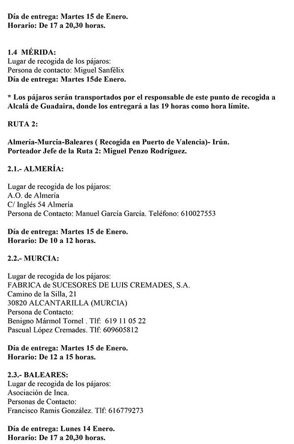 Información provisional del Mundial de Hasselt
