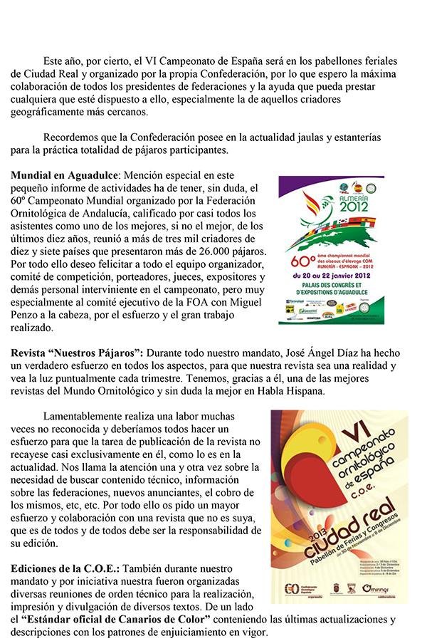 Informe de actividades de los últimos cuatro años