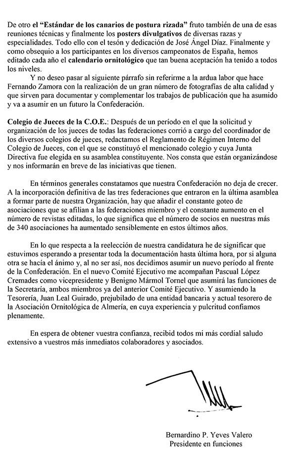 Informe de actividades de los últimos cuatro años